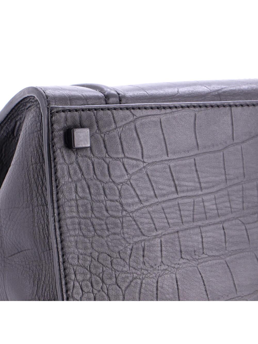 Celine Phantom Bag Crocodile Embossed #279408C18B - Picture 5 of 7